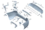 Genuine Mercedes-benz Bumper Holder 177-885-56-03-64. Fixed Price $87.63.
