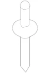 Genuine Nissan Bumper Cover Rivet 68399-6AV0A. Fixed Price $13.92.