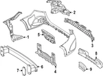 Genuine Mercedes-benz Mounting Rail 254-880-21-00. Fixed Price $128.76.