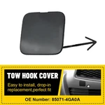 Fits Genuine Nissan 2014-18 Infiniti Q50 Tow Hook Cover Rear Bumper 85071-4GA0A. Fixed Price $10.44.