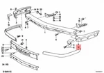 Genuine Bmw E28 518I 520I 524D 524TD 525E Rubber Strip Left 51111868101. Fixed Price $59.47.