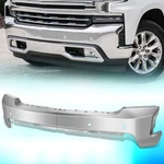 For 2019-2022 Silverado 1500 Ltd Front Bumper Face Bar W/ Sensor Holes Chrome. Fixed Price $160.87.