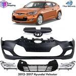Front Bumper Cover Fascia & Grille Assembly Kit For 2012-2017 Hyundai Veloster. Fixed Price $512.11.