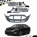 2017-2018 Ford Fusion Front Bumper Cover Black Primered Plastic&fog Lights. Fixed Price $135.00.