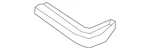 Genuine Honda Bumper Guide 71193-TEA-T01. Fixed Price $13.88.