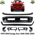 Front Bumper Primed Steel & Fog Lights Kit For 1994-2002 Dodge Ram 1500 2500. Fixed Price $489.77.