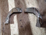 58-62 C1 Corvette Lh/rh Front License Bumperettes-gm #3736237/3736238--RECHROMED. Fixed Price $474.95.