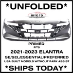 2021-2023 Hyundai Elantra Sel Essential Preferred Front Bumper Oem 86511AB000. Fixed Price $329.00.