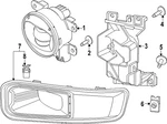 Genuine Ford Fog Light Trim PC3Z-17C754-BA. Fixed Price $199.31.