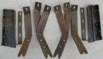 Chrysler Imperial Rear Back Bumper Mounting Brackets 1967-1968 67-68 Oem. Fixed Price $400.00.