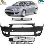 Front Bumper Cover Fascia & Grille Assembly Kit For 2008-2015 Mitsubishi Lancer. Fixed Price $279.42.