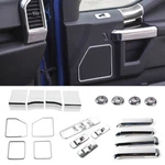 20X Chrome Interior Door Decoration Trim Cover Full Kits Set Ford F150 15-20. Fixed Price $128.99.