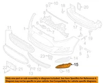 Ford Oem 14-19 Fiesta Bumper Components-end Cover D2BZ15266GB. Fixed Price $84.30.