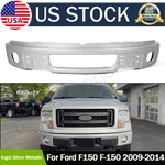 Ux Ingot Silver Front Bumper Face Bar W/fog Light Hole Ford F150 F-150 09-14. Fixed Price $277.85.