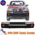 Front Bumper Textured + Turn Signal Lamps Kit For 1998-2000 Toyota Tacoma. Fixed Price $223.08.