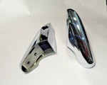 Brand New Pair Of Rear Bumper Overriders For Triumph TR4A TR250 1961-69. Fixed Price $209.95.