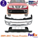Bumper Chrome + Upper Cover Valance For 2009-2017 Nissan Frontier. Fixed Price $1043.78.