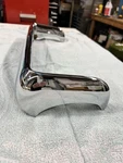 Chevy Vintage Plate Guard Surround Bumper 1949 - Rechromed. Fixed Price $244.00.
