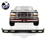 New Front Bumper Lower Valance Black Plastic 1993-1995 Ford F-150 FO1095155. Fixed Price $94.66.