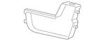 Genuine Audi Bumper Cover Spacer Panel 8R0-807-246-A. Fixed Price $53.78.