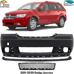 Front Bumper Cover Primed Plastic & Valance Kit For 2011-2020 Dodge Journey. Fixed Price $358.79.