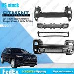 Front Bumper Cover + Lower Grille Trim Surround Fits 2014-2018 Jeep Cherokee. Fixed Price $210.85.