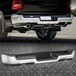 Rear Chrome Steel Step Bumper Assembly W/ Dual Exhaust Holes For 19-24 Ram 1500. Fixed Price $216.64.