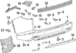 Genuine Toyota Side Cover Pad 52462-0E030. Fixed Price $23.90.