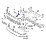 For Kia Sportage 2023-2025 865A7P1000 Front Left Inner Bumper Cover Bracket. Fixed Price $33.19.