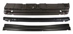 1955-1957 Chevy Trunk Floor Rear 11 Inch Section With Underside Brace, Tail Pan. Fixed Price $388.70.