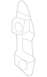 Genuine Mazda Bumper Cover Support Rail D10J-50-2H1B. Fixed Price $14.57.