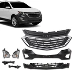 Front Bumper Upper Lower Grill Fog Lights Fit For 18-21 Chevrolet Chevy Equinox. Fixed Price $317.36.