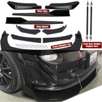 For Fiat 500 Front Rear Bumper Lip Spoiler Splitter Body Kit Side Skirt. Fixed Price $129.99.