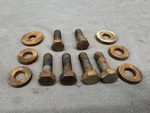 1970 1971 1972 Pontiac Gto Lemans Tempest Rear Back Bumper Mounting Bracket Bolt. Fixed Price $44.26.