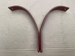 1930 1931 Model Ford Front Bumper Brackets Original Pair #6. Fixed Price $160.00.
