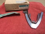 1971 1972 Oldsmobile Toronado Nos Fender Extension Molding Rh Upper Bumper Trim. Fixed Price $125.00.
