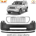 Front Bumper Cover Fascia Paintable & Grille Assembly For 2008-2012 Jeep Liberty. Fixed Price $510.00.