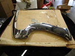 58/60 Corvette Stamped Steel Rear Chrome Bumper Gm Nos! Driver Side 59 3736287. Fixed Price $1950.00.