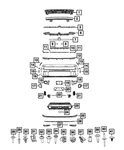 Genuine Mopar Front Upper Fascia 7LT07DX8AB. Fixed Price $72.95.