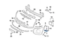 Oem 86513-F2AA0 Bracket-fr Bumper Side,lh Left Ups For Hyundai Elantra 2019 2020. Fixed Price $79.95.