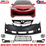 Front Bumper Cover & Grille Assembly For 2012-2014 Toyota Camry Se/se Sport. Fixed Price $345.14.
