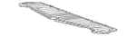 Gm Oem 20-23 Corvette Front Bumper Grille Components-stiffener 84661560. Fixed Price $121.70.