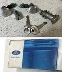 Nos Ford Lock Set Mustang T-bird Galaxie Ltd Doors Trunk Glove Box 1978 79 80 81. Fixed Price $49.99.