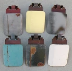 Thunderbird Side Rear Gas Door Hinge Bracket Support 64-66 1964-1966 Ford Oem. Fixed Price $60.00.