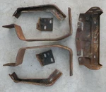 Cadillac Front Bumper Mounting Brackets Support Oem 1962. Fixed Price $350.00.