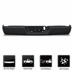 Black One-piece Rear Bumper Fit 2013-2018 Dodge Ram 2500 3500 W/o Sensor Holes. Fixed Price $229.88.
