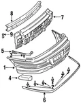 Genuine Gm Bumper Cover Retainer Plate 22588761. Fixed Price $5.21.