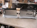 1975 Oldsmobile Cutlass Front Grills Pair With Bumper Fillers & Emblem Gm Oem. Fixed Price $325.00.