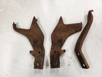 1970 Coronet Front Bumper Bracket Three Pieces Part Numbers. Fixed Price $400.00.