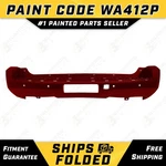 New Painted *WA412P Red* Rear Bumper Cover For 2007-2014 Gmc Yukon Chevy Tahoe. Fixed Price $420.99.